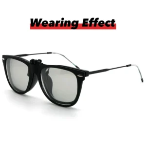 VIVIBEE Men Photochromic Polarized Lens Flip Up Clip on Sunglasses Women Driving Sun Glasses with Clips 2025 Trending Product - Image 5