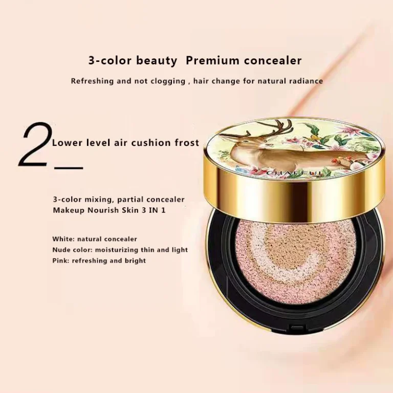 3 colors Zero Flaw Air Cushion BB Cream Moisturizing Concealer Liquid Foundation Upgrade Strong Isolation Bare Makeup CC Cream - Image 6