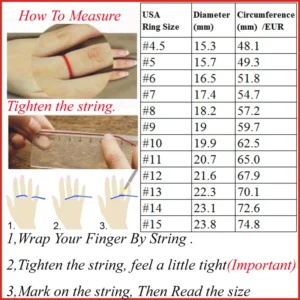 Turkish Costume Jewellery 3pcs Wedding Engagement Rings Sets For Couples 18k Gold Plated Fashion Jewery Cz Diamond Ring - Image 7