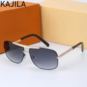 Vintage Square Men Sunglasses Brown 2025 Luxury Brand Retro Classic Sun Glasses For Man UV400 Oculos De Sol Masculino Wholesale - Image 3