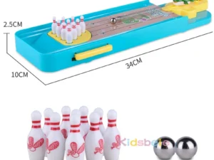 Mini Desktop Bowling Game Toy Funny Indoor Parent-Child Interactive Table Sports Game Toy Bowling Educational Gift For Kids