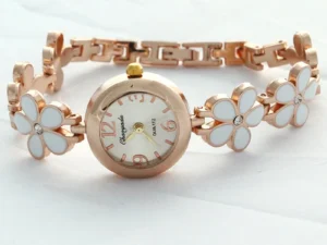 Chaoyada Ladies Lucky Clover Love Crystal Strap Austrian Drilling Women Watches 2017 Luxury Brand Quartz Watches Woman Dress O71