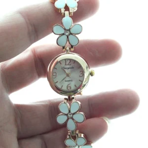 Chaoyada Ladies Lucky Clover Love Crystal Strap Austrian Drilling Women Watches 2017 Luxury Brand Quartz Watches Woman Dress O71 - Image 4