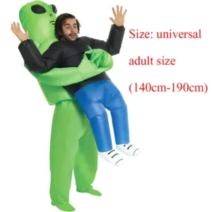 ET-Aliens Inflatable Costume Scary Monster Cosplay For Adult Kids Thanksgiving Christmas Party Festival Stage Children Clothing - Image 4