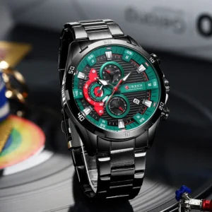 CURREN Stainless Steel Watches for Mens Creative Fashion Luminous Dial with Chronograph Clock Male Casual Wristwatches - Image 7