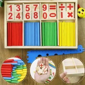 Children Learning math Wooden Educational Toys Digital Stick Montessori Teaching Aid Mathematics Enlightenment Knowledge - Image 4