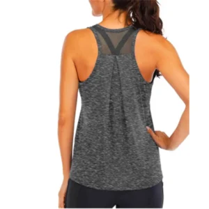 Yoga Shirt Female New Style T-Shirt Loose Fitness Tops Vest Women Sleeveless Sport Tee Quick-Drying Gym Running Workout Blouse - Image 3