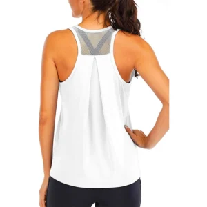 Yoga Shirt Female New Style T-Shirt Loose Fitness Tops Vest Women Sleeveless Sport Tee Quick-Drying Gym Running Workout Blouse - Image 5