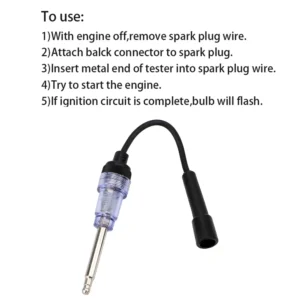 Car Spark Plug Tester Diagnostic Tools Engine Start Test In-Line Igniton Troubleshooting Kit Truck Trailer 4x4 Auto Accessories - Image 3