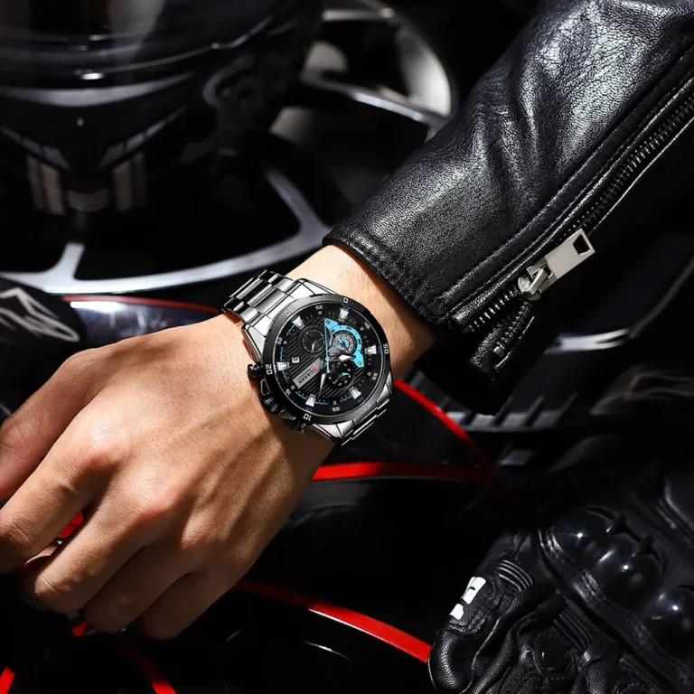 CURREN Stainless Steel Watches for Mens Creative Fashion Luminous Dial with Chronograph Clock Male Casual Wristwatches - Image 6