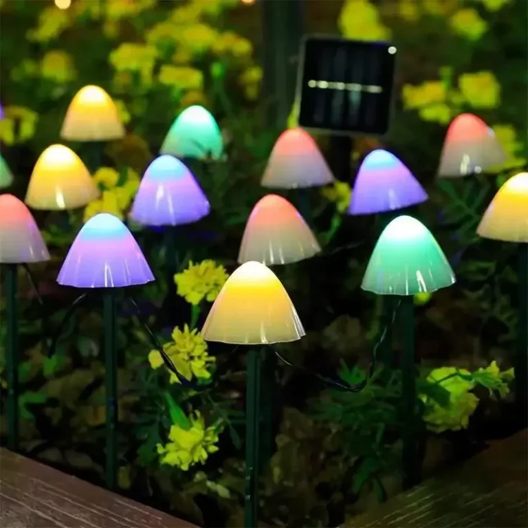10 LED Solar Mushroom Lights Outdoor Waterproof Decorative Street Lights for Lawn Garden Patio Christmas Holiday Decoration - Image 7