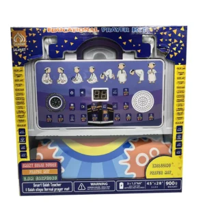 SA20 Islamic Product Smart Interactive Prayer Kit With Earphone Children Learning Prayer Toys Sejadah Muslim Kit With Mat - Image 7