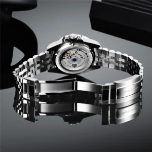 PAGANI DESIGN GMT Watches Men's Luxury Automatic Mechanical Wristwatch Sapphire Glass 40MM Stainless Steel Waterproof Watch - Image 5