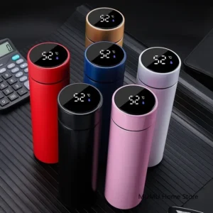 500ML Intelligent Temperature Thermos Bottle Stainless Steel Insulated Cup Portable Vacuum Flask Keeps Cold and Heat Thermal Mug - Image 3