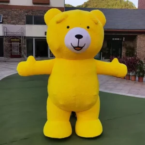 Giant Teddy Bear Mascot Costume Inflatable Plush Funny Bear Doll Clothing Colorful Anime Cartoon Bear Cosplay Dress Up Jumpsuits - Image 4