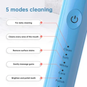 Tongwode Oral Cleaning Electric Tooth Brushes Long Lasting Smart Wireless Rechargeable Automatic Ultrasonic Electric Toothbrush - Image 4