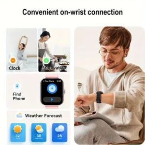 KESHUYOU 2025 Smart Watch Answer Make Call Message Preview Sport Mode DIY Dial Sleep Monitor Smart Watch for Men Women Gifts - Image 3