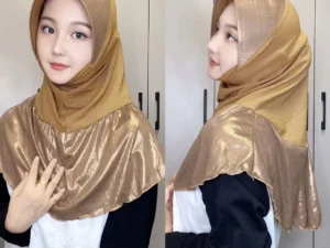 Splicing Color Turkish Dubai Muslim Women Hijab Wear Apparels