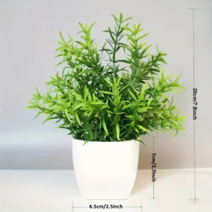 1PCS Artificial Potted Plant Scene Desktop Home Office Shelf Decor Tabletop Landscape Bonsai Wedding Room Party Accessories Vine - Image 7