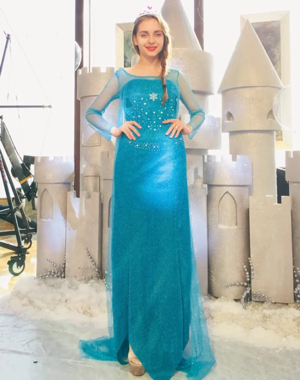 Cosplay anime costumes, ice and snow princess dresses, Elsa Elsa adult princess dresses, performance costumes - Image 4