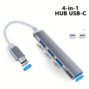 4 Port Multi Splitter Type C HUB 3.0 USB 3.1 Adapter OTG For Xiaomi Lenovo Macbook 13 15 Air Pro PC Computer Accessories - Image 7