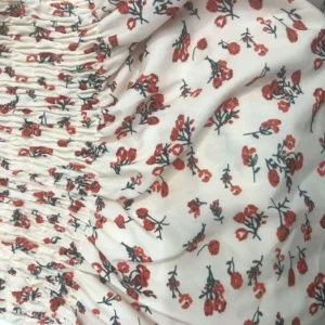 2025 New Spring Summer Dress Women Mini Dresses Female Short Sleeve Elastic Bust Printed Floral Pleated Backless Casual Dress - Image 7