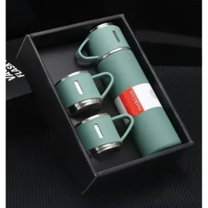 500ML 304 Stainless Steel Vacuum Insulated Bottle Gift Set Coffee Mug Business Style Insulated Water Bottle for Tea Coffee Drink