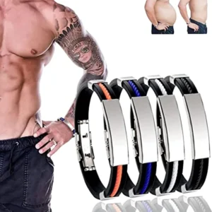 Fashion Mens Women Magnetic Lymph Drainage Magnetic Detox Bracelet Slimming Magnetic Therapy Bracelet&Bangle Health Care Jewelry - Image 4