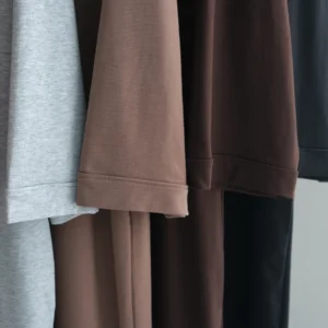2024 New Modest Dress Solid Color Inner Dresses Muslim Women Dubai Abaya Eid Ramadan Islam Clothing Turkey Arabic Robe - Image 6