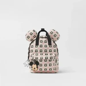 Disney Mickey Mouse Cartoon Fashion Backpack Women's Minnie Canvas School Bag Fashion Large Capacity Backpack Girls Mochila - Image 7