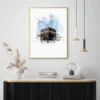 Abstract Islamic Mosque Dome Rock Temple Posters Modern Canvas Painting Wall Art Print Picture Living Room Interior Home Decor - Image 5