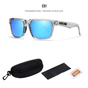 2025 Kdeam Polarized Sunglasses for Men Women Fashion Unisex Brand Trendy Outdoor Eyewear For Couple Mirror red lens - Image 6