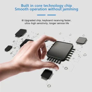 2.4G Air Mouse with Touchpad Keyboard i8 Arabic French Spanish Russian Backlit Mini Wireless Keyboard for PC Android TV Box - Image 6