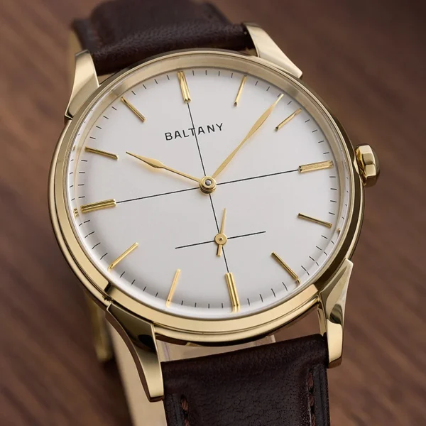 Baltany S4092 Crosshair Dial Small Seconds Retro Watch ST1701 Automatic Movement Waterproof Mechanical Dress Watches for man - Image 6
