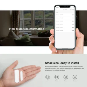Tuya WiFi or Zigbee Window Door Sensor With Battery Smart Home Security Alarm System Voice Control Via Alexa Google Home Smart - Image 3