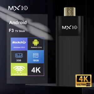 Ultra HD 4K Android TV Stick MX10-F3 Stick Mini Home TV Stick H313 Quad Core Support 2.4/5G Dual Wifi 2GB RAM 16GB ROM - Image 4