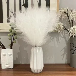 10PCS Artificial Pompous Grass Pompass Branches Fake Fluffy Stems Plants Vase Filler for Home Boho Decor Flower Arrangement - Image 5