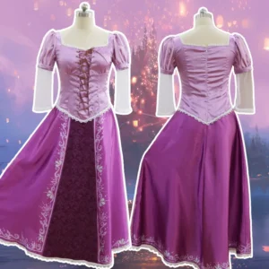 Tangled Rapunzel Women’s Long Hair Princess Costumes Cosplay Costume Adult Carnival Uniform Halloween Costumes - Image 3