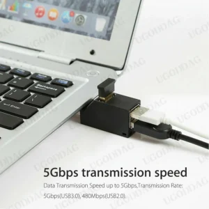 1PCS USB 3.0 HUB Adapter Mini Splitter Extender Box 3 Port High Speed for PC Laptop U Disk Card Reader Docking USB Hub Converter - Image 4