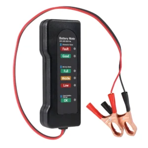 12V car battery tester, Alternator Tester Automotive,Battery Checker, Analyzer to Check alternator & Battery Charging System