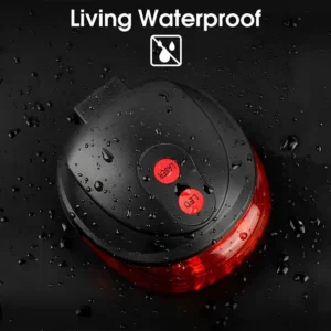 5 LED Bike Tail Lamp Night Riding Laser Light Outdoor Cycling Waterproof Safety Warning Taillight - Image 6
