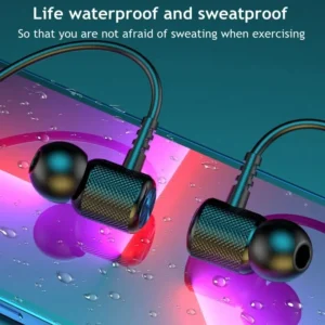 Wireless Headphones Bluetooth 5.0 Neckband Earphones Silicone Hifi 9D Stereo Sports Headset Halter Waterproof Magnetic Earbuds - Image 5