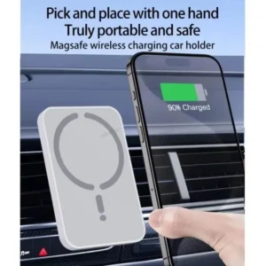 Magnetic Wireless Car Charger Air Vent Clip Phone Holder 30W For Magsafe iPhone 16 15 14 13 12 Pro Max Fast Car Charging Stand - Image 5