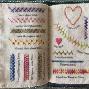 Sewing Book, Enthusiasts & Beginners Embroidery Instructions Book for DIY Sewing Kit, Creative Embroidery Stitches Book - Image 4