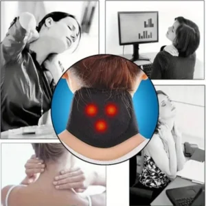 Self-Heating Magnetic Neck Support Brace - Medium Soft Portable Cervical Pillow with Spontaneous Heat Therapy for Tingling, Pain - Image 4