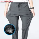 Elastic Waist Jogger Sweatpants Men Casual Classic Sport Men's Pants Quick Dry Straight Trousers Breathable Plus Size 4XL 5XL