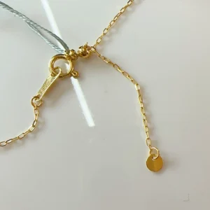 LUOWEND 18K Yellow Gold Necklace Luxury Heart Shape Shiny Diamond Natural Pink Color Sapphire Necklace for Women Party Jewelry - Image 5