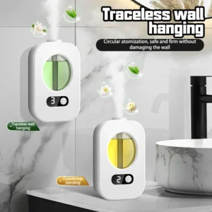 Automatic Diffuser Aromatherapy Machine Air Fragrance Air Freshener Toilet Bathroom Aroma Essential Oil Dispenser Humidifier - Image 5