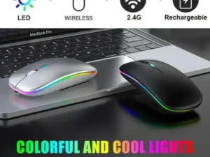 Wireless Mouse Gaming Mouse Backlight USB Compatible RGB Rechargeable Mice Silent Backlit Ergonomic Gaming Mouse for Laptop PC