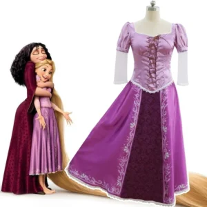Tangled Rapunzel Women’s Long Hair Princess Costumes Cosplay Costume Adult Carnival Uniform Halloween Costumes - Image 4